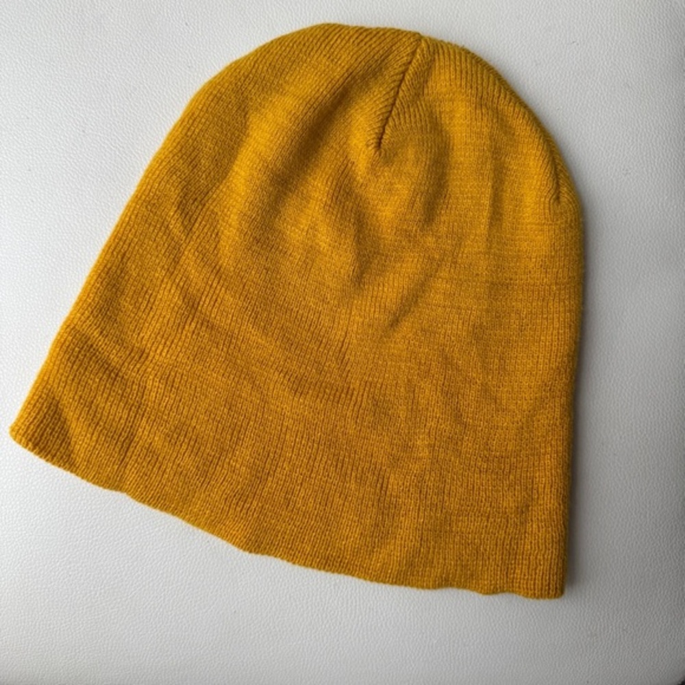 Cozy Mustard Yellow Beanie